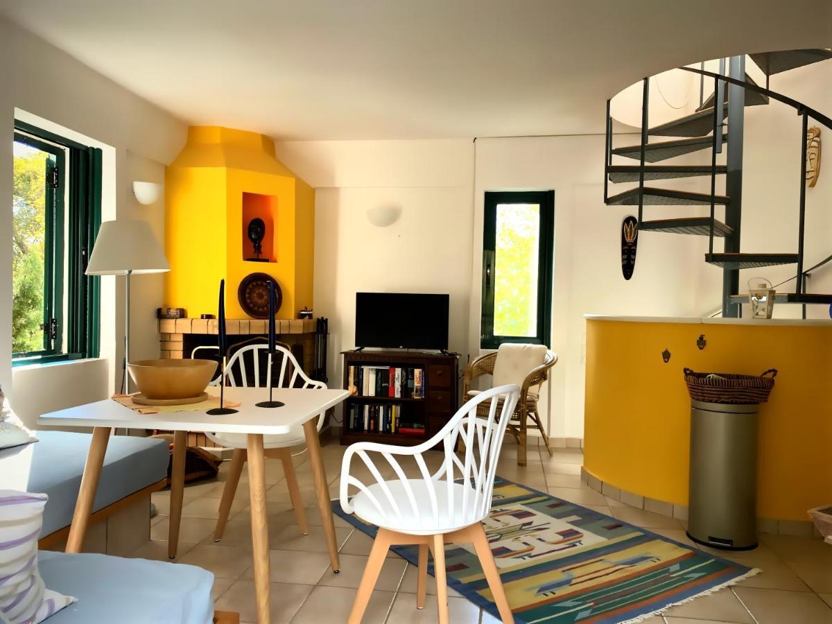 Steinturm Mit Dach-Terrasse Zwischen Fluss, Meer Und Gebirge- Spiti Pirgos Paralia Sergoulas المظهر الخارجي الصورة